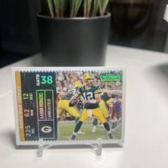 Aaron Rodgers [Silver] Football Cards 2022 Panini Contenders Game Day Ticket Prices