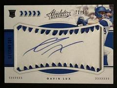Gavin Lux [Material Signature Blue] Baseball Cards 2020 Panini Absolute Prices