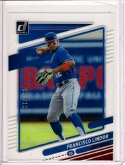 Francisco Lindor [Red] #4 Baseball Cards 2021 Panini Chronicles Clearly Donruss Prices