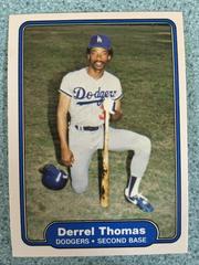 Derrel Thomas #26 Baseball Cards 1982 Fleer Prices