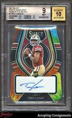 Trey Lance [Tie Dye Die Cut] #RS-TLA Football Cards 2021 Panini Select Rookie Signatures Prices