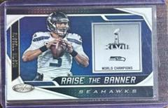 Russell Wilson Football Cards 2019 Panini Certified Raise the Banner Prices