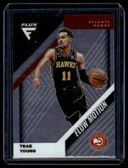Trae Young #9 Basketball Cards 2022 Panini Flux Flow Motion Prices