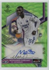Mohamed Daramy [Neon Green] #A-MD Soccer Cards 2022 Topps Finest UEFA Club Competitions Autographs Prices