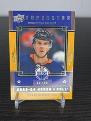 Connor McDavid [Gold Rainbow] #HR-28 Hockey Cards 2023 Upper Deck Honor Roll Prices