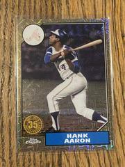 Hank Aaron Baseball Cards 2022 Topps Silver Pack 1987 Chrome Prices