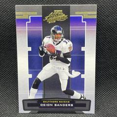 Deion Sanders [Retail] Football Cards 2005 Playoff Absolute Memorabilia Prices