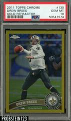 Drew Brees [Gold Refractor] Football Cards 2011 Topps Chrome Prices