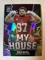 Nick Bosa #MH-17 Football Cards 2022 Panini Donruss Optic My House Prices