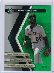 Liover Peguero [Green] #PPF-12 Baseball Cards 2022 Bowman Platinum Portfolios Prices