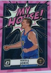 Nikola Jokic [Pink] Basketball Cards 2020 Panini Donruss Optic My House Prices