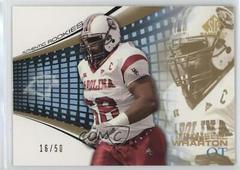 Travelle Wharton [Gold] #183 Football Cards 2004 SP Game Used Prices