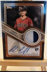 Corbin Carroll #TRAPU-CC Baseball Cards 2023 Topps Update Reverence Autograph Patch Prices