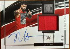 Jey Uso #EM-JUS Wrestling Cards 2022 Panini Impeccable WWE Elegance Memorabilia Autographs Prices