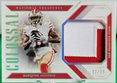Marquise Goodwin [Prime] Football Cards 2018 National Treasures Colossal Materials Prices