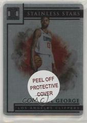 Paul George Basketball Cards 2019 Panini Impeccable Stainless Stars Prices