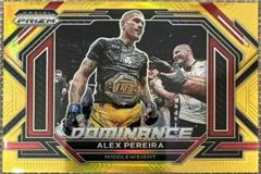Alex Pereira [Gold] Ufc Cards 2023 Panini Prizm UFC Dominance Prices