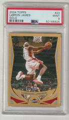 LeBron James [Gold] #23 Basketball Cards 2004 Topps Prices