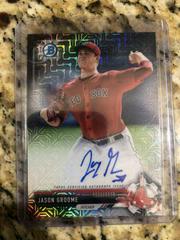 Jason Groome [Orange Refractor] Baseball Cards 2017 Bowman Mega Box Chrome Autographs Prices