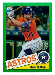 Jose Altuve [Green Refractor] #85TC-19 Baseball Cards 2020 Topps Chrome 1985 Prices