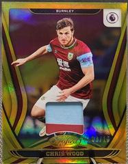 Chris Wood [Memorabilia Gold] Soccer Cards 2020 Panini Chronicles Certified Premier League Prices