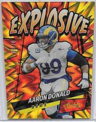 Aaron Donald [Gold] Football Cards 2022 Panini Absolute Explosive Prices
