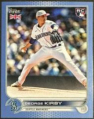 George Kirby [Blue] #111 Baseball Cards 2022 Topps UK Edition Prices