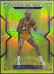 Kareem Abdul Jabbar [Yellow] Basketball Cards 2021 Panini Obsidian Prices