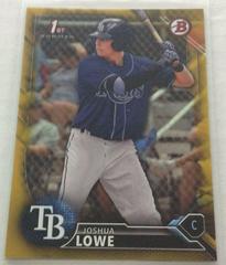 Joshua Lowe [Gold] #BD-70 Baseball Cards 2016 Bowman Draft Prices
