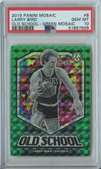 Larry Bird [Green Mosaic] #8 Basketball Cards 2019 Panini Mosaic Old School Prices