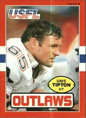 Dave Tipton Football Cards 1985 Topps USFL Prices