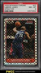 LeBron James [Xfractor] Basketball Cards 2006 Bowman Chrome Prices