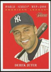 Derek Jeter #486 Baseball Cards 2010 Topps Heritage Prices