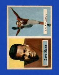 Dave Mann Football Cards 1957 Topps Prices