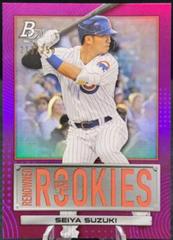 Seiya Suzuki [Purple] Baseball Cards 2022 Bowman Platinum Renowned Rookies Prices