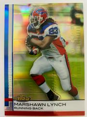 Marshawn Lynch [Gold Refractor] #40 Football Cards 2009 Topps Finest Prices