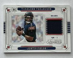 Justin Fields #TT-JFI Football Cards 2021 Panini Chronicles Timeless Treasures Jersey Prices