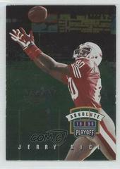 Jerry Rice #108 Football Cards 1996 Playoff Absolute Prices