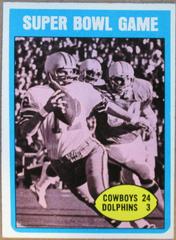 1972 Superbowl Game Football Cards 1972 Topps Prices