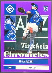 Seiya Suzuki [Purple] #5 Baseball Cards 2022 Panini Chronicles Prices