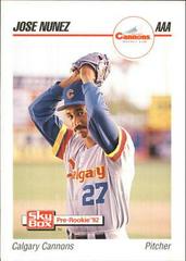 Jose Nunez #30 Baseball Cards 1992 Skybox AAA Prices