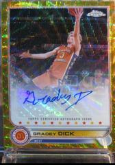 Gradey Dick [Gold Wave] #CA-GD Basketball Cards 2022 Topps Chrome McDonald's All-American Autographs Prices