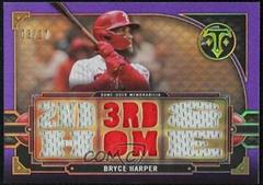 Bryce Harper [Amethyst] #TTR-BH4 Baseball Cards 2022 Topps Triple Threads Relics Prices