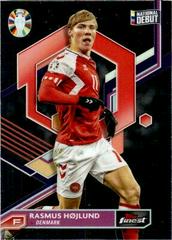 Rasmus Hojlund #18 Soccer Cards 2023 Topps Finest Road to UEFA EURO Prices