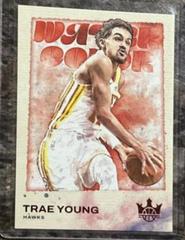 Trae Young [Ruby] #28 Basketball Cards 2023 Panini Court Kings Water Color Prices