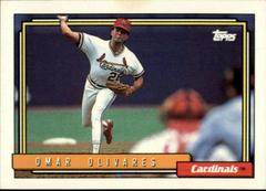 Omar Olivares #193 Baseball Cards 1992 Topps Prices