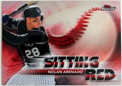 Nolan Arenado #SR-NA Baseball Cards 2018 Topps Finest Sitting Red Prices