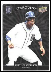 Curtis Granderson [Silver Common] #SQ-36 Baseball Cards 2009 Upper Deck Starquest Prices