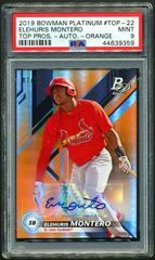 Elehuris Montero [Autograph Orange] #TOP-22 Baseball Cards 2019 Bowman Platinum Top Prospects Prices