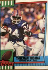 Thurman Thomas #206 Football Cards 1990 Topps Prices